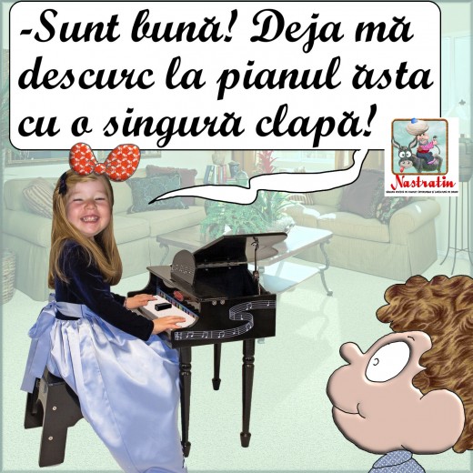 Pianul cu o singura clapa