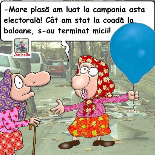 Stai la baloane si pierzi micii