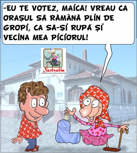 Sa ramana orasul plin de gropi