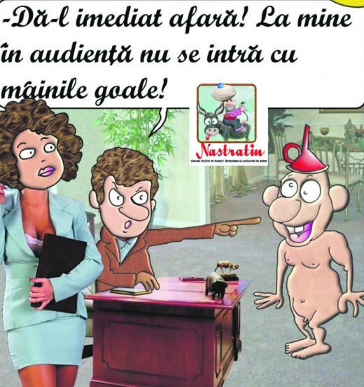 In audienta cu mana goala
