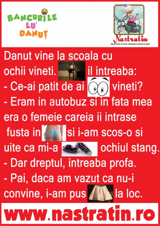 Danut are ochii invinetiti