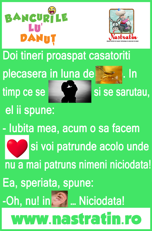 Doi tineri ajunsi in luna de miere