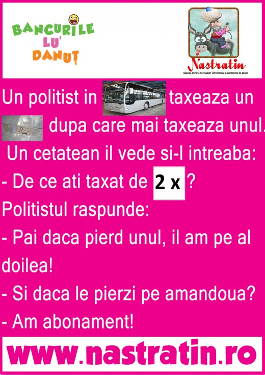 Cate bilete taxeaza un politist?