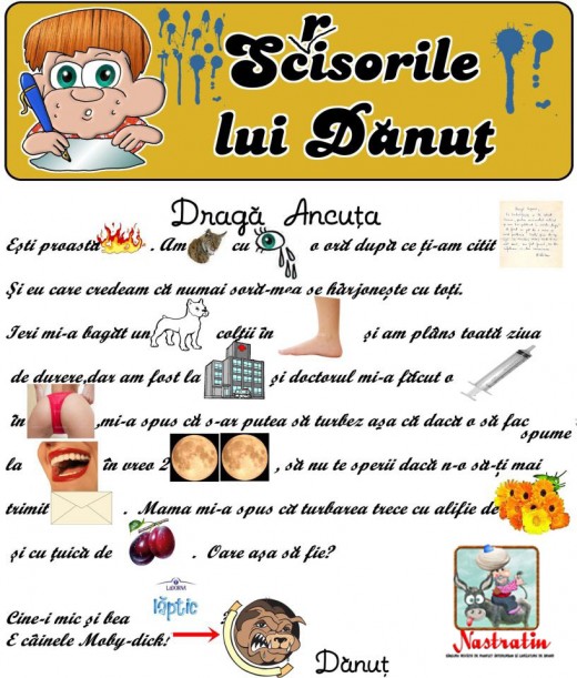 Danut ii raspunde Ancutei la ultima scrisoare…