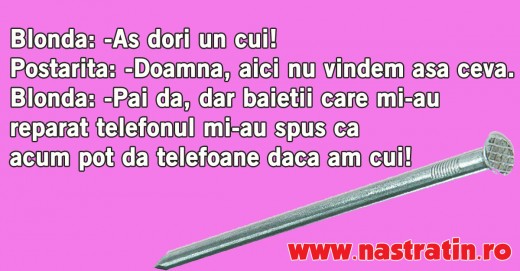 Un cui pentru telefon