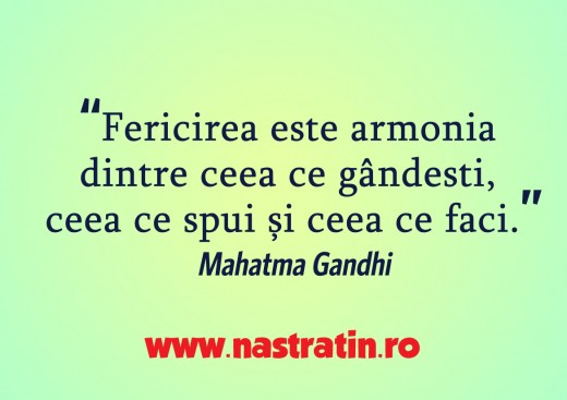 Fericirea lui Gandhi