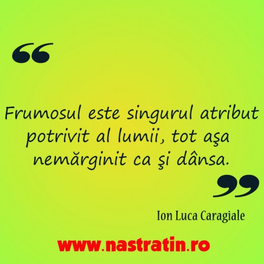 Frumosul lui Caragiale