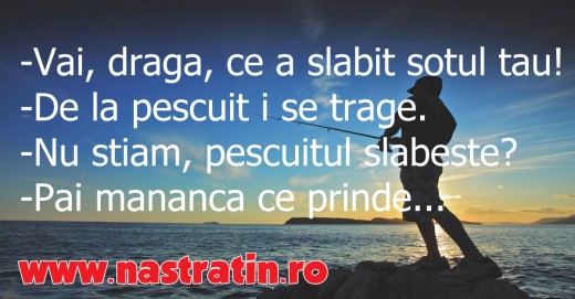 Pescuitul slabeste