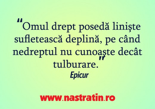 Mai bine drept si linistit