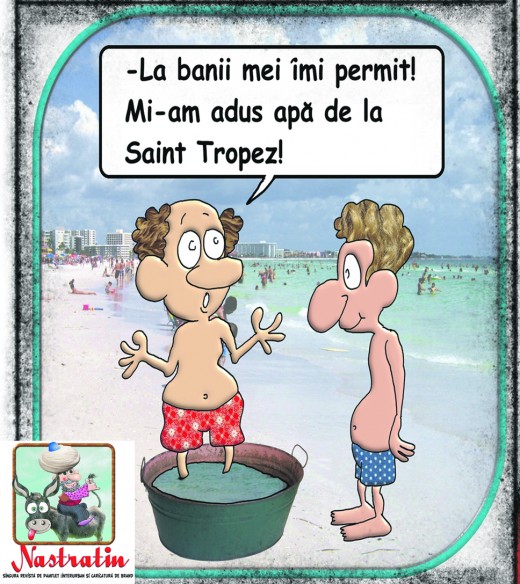 Cand ai bani poti sa te scalzi in apa de la Saint Tropez