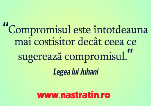 Compromisul costisitor