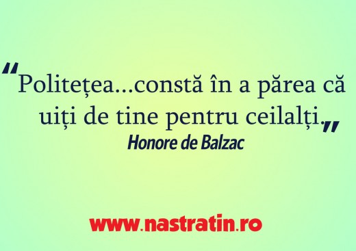 Politetea lui Balzac