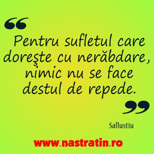 Nimic nu e destul de repede