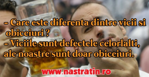 Diferenta dintre vicii si obiceiuri