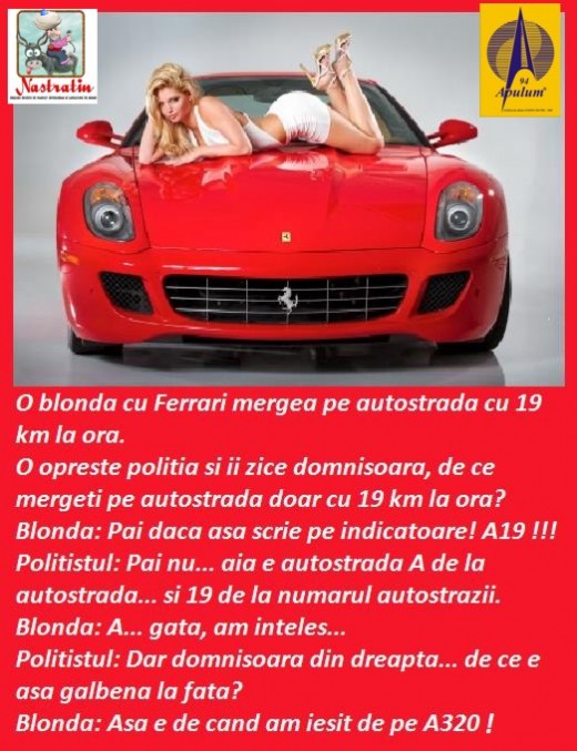 BLONDA LA VOLAN!