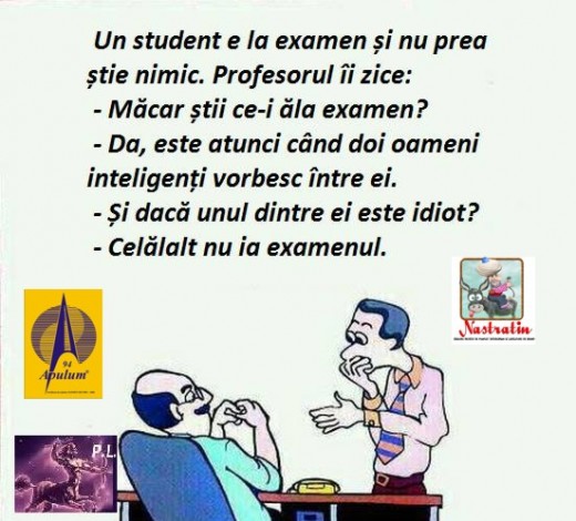 EXAMENUL SI IDIOTUL