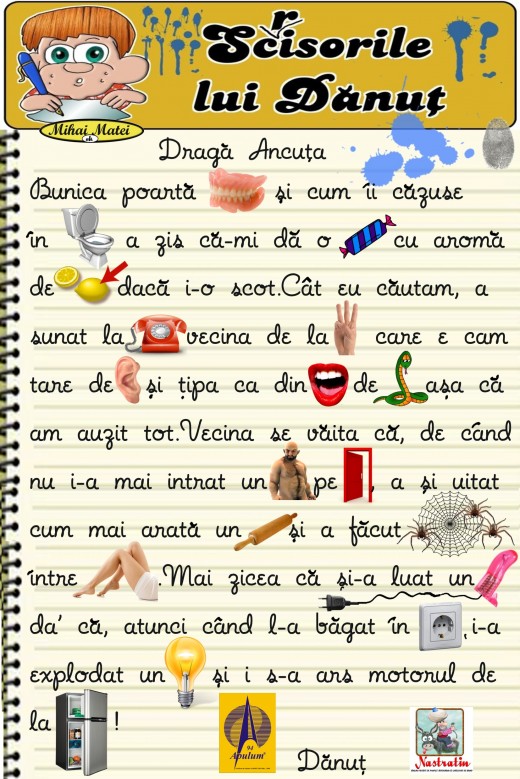 DANUT SCRIE DESPRE O VECINA NIMFOMANA