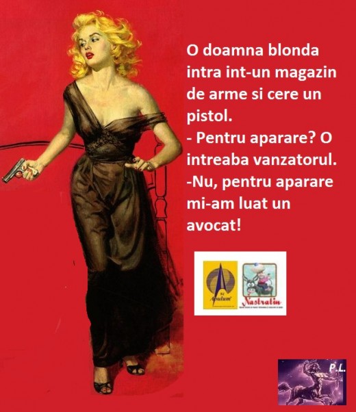 BLONDA SI REVOLVERUL