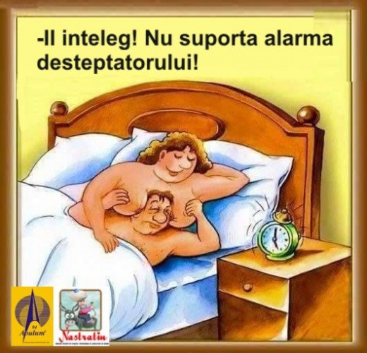 Nu suporta alarma