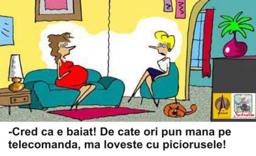 Mama e sigura ca va avea baiat!