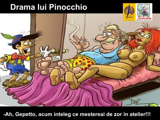 Pinocchio are o matusa vitrega