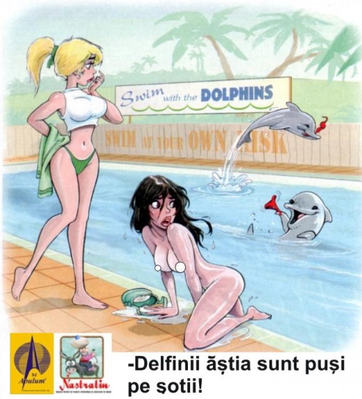 Delfini pusi pe sotii!