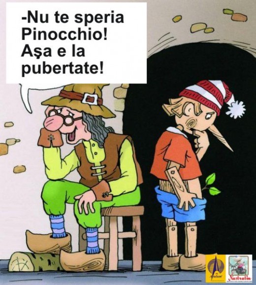 Pinocchio la pubertate