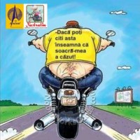 Motociclistul vesel