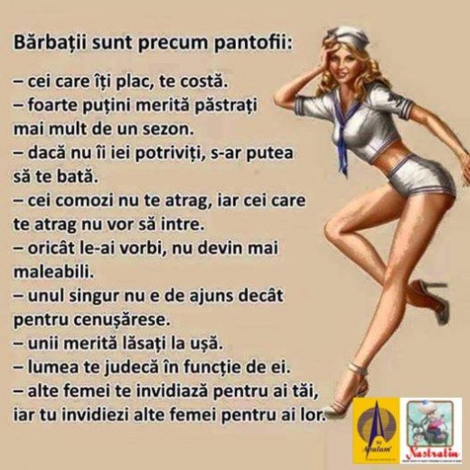 Barbatii si pantofii