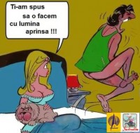 Amor cu lumina aprinsa…