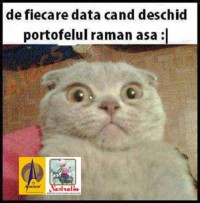 Cand ma uit in portofel
