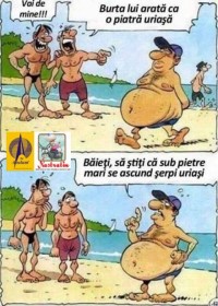 Sarpele ascuns sub piatra!